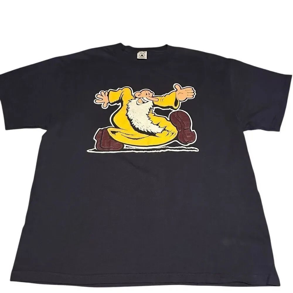 Vintage Delta Robert Crumb Mr Natural T-Shirt Comic Adult XL Grateful Dead
